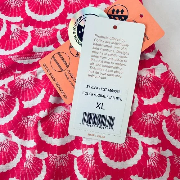 GOTTEX Women's Athletic Skort "Coral Seashell" NWT Size XL - Picture 4 of 7